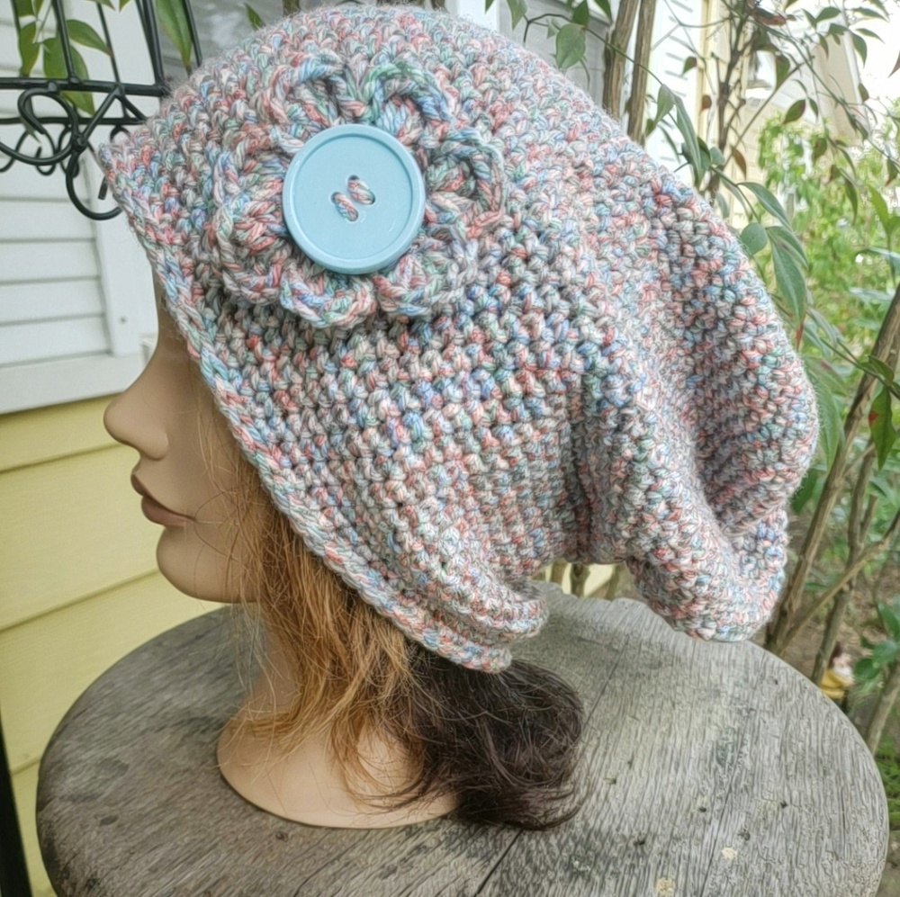 Handmade slouchy beanie